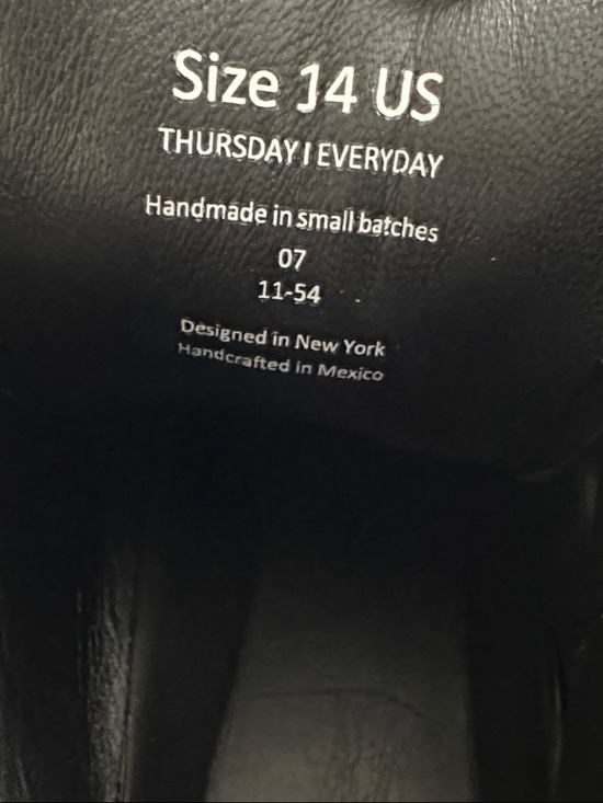 Thursday Boots Black Leather everyday boot main image 6